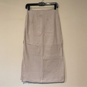 CLOSING SALE! Fashion on Earth T-shirt and long striped skirt